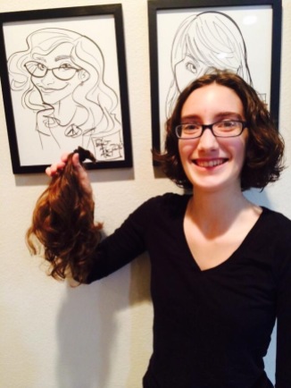 From when I donated my hair 3 years ago